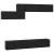 Set comodă TV 7 pcs Stejar negru 60 x 30 x 30 cm Lemn compozit GartenMobel Dekor