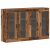 Cabinete Montate pe Perete 2 buc Lemn Vechi 69.5x34x90 cm Lemn Prelucrat GartenMobel Dekor