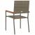 Scaune Exterioare 4 pcs Crema, Marron GartenMobel Dekor