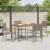 Scaune Exterioare 4 pcs Crema, Marron GartenMobel Dekor