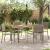 Scaune Exterioare 4 pcs Crema, Marron GartenMobel Dekor