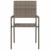 Scaune Exterioare 4 pcs Crema, Marron GartenMobel Dekor
