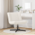 Scaun Accent Crem Țesătură Mediu Ergonomic Scaun Accent GartenMobel Dekor
