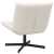 Scaun Accent Crem Țesătură Mediu Ergonomic Scaun Accent GartenMobel Dekor