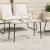 Masă de Grădină Natural 80 x 40 x 45 cm Rattan poli GartenMobel Dekor