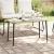 Masă de Grădină Natural 80 x 40 x 45 cm Rattan poli GartenMobel Dekor