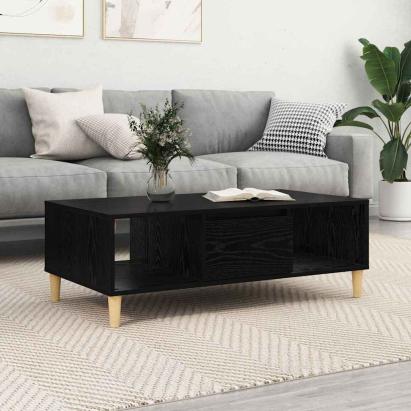 cu depozitare cu ușă Stejar negru 103.5 x 60 x 35 cm Lemn compozit GartenMobel Dekor