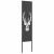 Panou Decorativ de Grădină Negru 32 x 140 cm GartenMobel Dekor