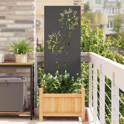 Panou Decorativ de Grădină Negru 50 x 140 cm GartenMobel Dekor