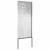 Panou Decorativ de Grădină Argintiu 50 x 140 cm Oțel galvanizat GartenMobel Dekor