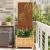 Panou Decorativ de Grădină Ruginit 50 x 140 cm GartenMobel Dekor