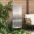 Panou Decorativ de Grădină Argintiu 50 x 140 cm Oțel inoxidabil GartenMobel Dekor