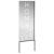 Panou Decorativ de Grădină Argintiu 50 x 140 cm Oțel galvanizat GartenMobel Dekor