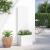 Ghiveci de Grădină cu Panou Decorativ Alb 50 x 140 cm GartenMobel Dekor