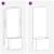Ghiveci de Grădină cu Panou Decorativ Alb 50 x 140 cm GartenMobel Dekor