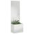 Ghiveci de Grădină cu Panou Decorativ Argintiu 50 x 140 cm GartenMobel Dekor