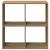 Bibliotecă/separator, stejar artizanal, 69,5x29x69,5 cm, lemn GartenMobel Dekor