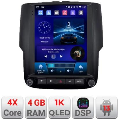 Navigatie Dodge Ram 2013-2018 Edonav Tesla Qled 9.7",Quad core,4Gb RAM,64Gb Hdd,DSP,Carplay,Android Auto,Bluetooth Incell Display 1K CarStore Technology