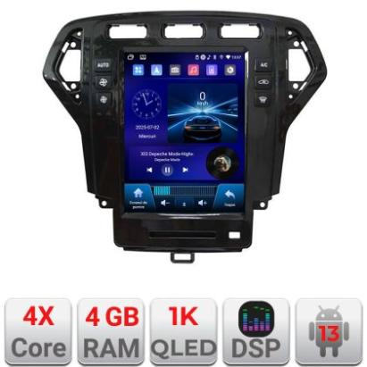 Navigatie Ford Mondeo 2007-2010 tip tesla radio gps internet 4 Core carplay android auto 4+64 Incell Display kit-tesla-mondeo-07+EDT-E220-RK CarStore Technology