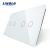 Panou intrerupator dublu+dublu cu touch Livolo din sticla SmartElectro IntelligentHouse