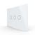 Intrerupator triplu cu touch Livolo din sticla, standard italian - Serie noua SmartElectro IntelligentHouse