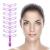 Set 8 sabloane profesionale pentru modelare sprancene FAVLine Selection