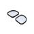 Set 2 Oglinzi unghi mort cu reglaj 360°, auto-adezive, forma neregulata FAVLine Selection