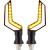 Set 2 lampi Semnalizare Moto, model BUMERANG, cu 2 functii, pozitie si semnalizare, tensiune 12V FAVLine Selection
