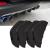 Set 4 ornamente Tuning tip "SPLITTER" pentru bara spate, culoare Neagra FAVLine Selection