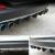 Set 4 ornamente Tuning tip "SPLITTER" pentru bara spate, culoare Neagra FAVLine Selection