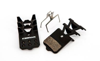 Placute Frana Disc Bicicleta Fibrax Ash977F, Semi-Metalice - Negru Ultimate FactoryBikes