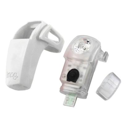 Stop Spate Bicicleta Knog Boomer Usb - Alb Ultimate FactoryBikes