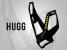 Suport Bidon Apa P2R HUGG - Gri-Galben Neon-Alb Ultimate FactoryBikes