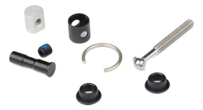 Juicy 5/7, Code 5/7 Pushrod Kit - Black Ultimate FactoryBikes