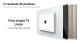 Priza Simpla TV Livolo cu Rama din Sticla - Serie Noua SmartElectro IntelligentHouse