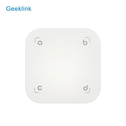 Telecomanda inteligenta touch cu 4 butoane, invatare scene Geeklink SmartElectro IntelligentHouse