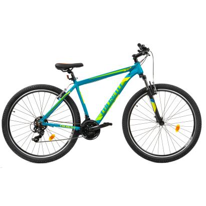 Bicicleta MTB Colinelli COL23, Marimea M, 29 inch, Verde, Schimbator Shimano ST-EF500, 21 Viteze, Cadru Aluminiu, Frane V - Brake Ultimate FactoryBikes