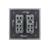 Priza dubla module inguste Livolo cu rama din sticla - standard german SmartElectro IntelligentHouse