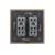 Priza dubla module inguste Livolo cu rama din sticla - standard german SmartElectro IntelligentHouse