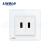 Priza dubla USB Livolo cu rama din sticla SmartElectro IntelligentHouse