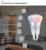 Bec inteligent LED RGB wifi rotund Red Sun, control de pe aplicatie mobila - RS-SLD02-E27 SmartElectro IntelligentHouse