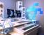 Pachet 4 Panouri luminoase inteligente Nanoleaf Canvas cu senzor muzica pentru extindere kit de baza Canvas, LED RGBW SmartElectro IntelligentHouse