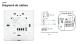 Termostat Wireless pentru incalzirea electrica in pardoseala Beok TGR87WiFi-EP, Functie Anti-inghet, Setare interval de functionare, Control de pe telefonul mobil SmartElectro IntelligentHouse