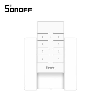 Pachet Suport perete + Telecomanda RF Sonoff RM433 cu Functie Sincronizare Wi-Fi, Reglaj intensitate lumini, Reglaj viteza ventilator SmartElectro IntelligentHouse