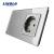 Intrerupator dublu cap scara / cap cruce + priza simpla Livolo rama din sticla SmartElectro IntelligentHouse