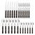 Set 24 tacamuri, inox ProChef Cookware