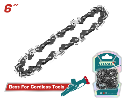 TOTAL - LANT MINI DRUJBA - 1/4" - 38 ZALE - COMPATIBIL CU - TGSLI2068 PowerTool TopQuality
