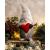 Decoratiune Craciun, pitic gri cu inima rosie, 48 cm GartenVIP DiyLine