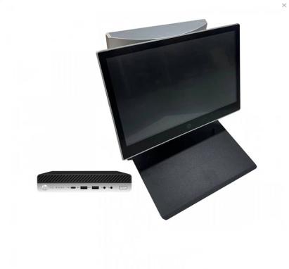 Pachet POS Refurbished HP 800 G3 Mini, 14 Inch HP L7014t Touchscreen + 10 Inch HP L7010t, Intel Core i5-7400T 2.40GHz, 8GB DDR4, 256GB SSD + Windows 10 Pro NewTechnology Media
