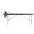 Masă de masaj cu 2 zone, cadru aluminiu, antracit, 186 x 68 cm GartenMobel Dekor
